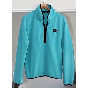 Penfield Men’s Melwood Half Zip Fleece in color Teal, size Small